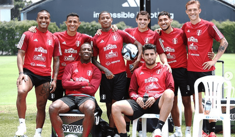 Oliver Sonne completó su primer entrenamiento con la selección peruana. Foto: Instagram   