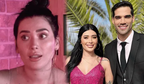 Brenda Zambrano was the one who ended the relationship with Guty Carrera.   Photo: Composition/TikTok Capture/Brenda Zambrano/Instagram    