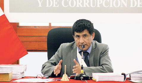 Juez. Richard Concepción dispondrá su ingreso a prisión. Foto: Antonio Melgarejo   