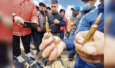 Balazos. Soldados dispararon para que no se les acerquen. Foto: difusión   