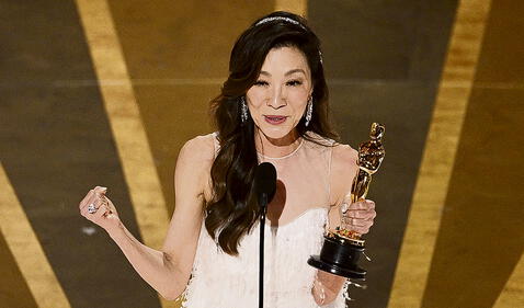 Best actress.  To Michelle Yeoh for All at Once Everywhere.  Photo: diffusion   