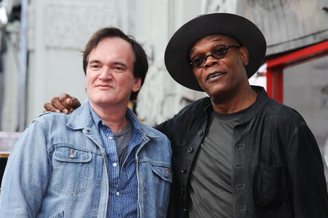   Quentin Tarantino often collaborates with Samuel L. Jackson on several of his films.  Photo: Indie Wire   