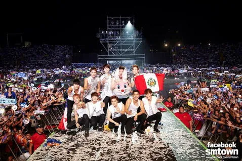 "Super show 5", primer concierto de Super Junior en Perú. Foto: SM   