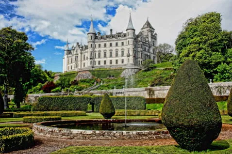 Castillo en Dublín, Escocia. Foto: Pixabay   