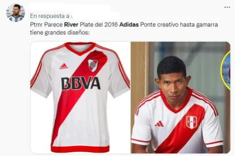 Hinchas peruanos critican el nuevo diseño de la camiseta de la selección y la comparan con la del 'River'