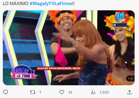 Magaly Medina se vuelve a quitar la trusa en vivo y usuarios reaccionan: 