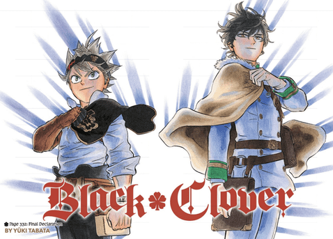 Black Clover color page Manga