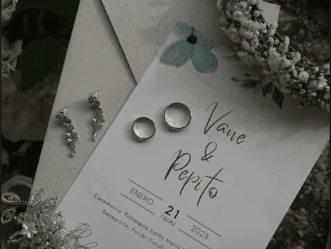 Details of Vanessa Tello's religious wedding.  Photo: Instagram