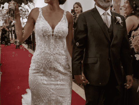 Details of Vanessa Tello's religious wedding.  Photo: Instagram