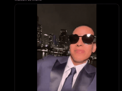 Daddy Yankee offered a private concert at Marc Anthony's wedding.  Photo: Twitter capture   