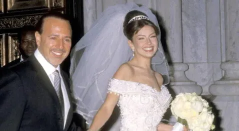   Thalía and Tommy Mottola have been married for 22 years.  Photo: diffusion   