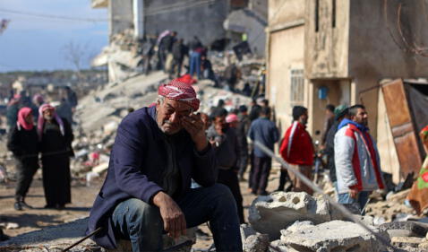   The earthquake leaves Syrian refugees in Turkey homeless.  Photo: AFP   