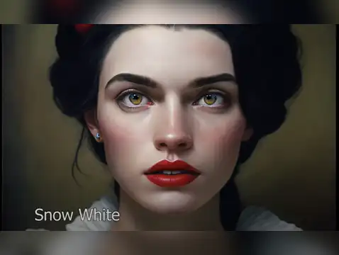 Blancanieves según IA. Captura: Cherry-Picking   