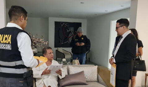 Detención de Mario Mendoza. Foto: difusión   