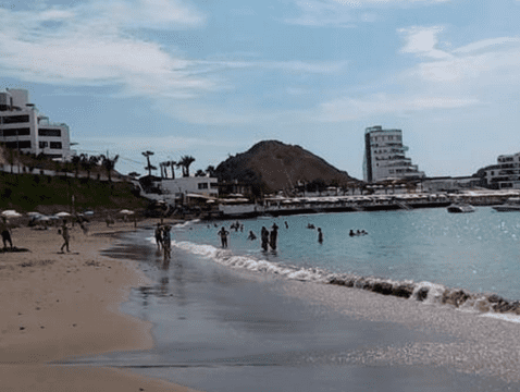 La playa Santa María se encuentra a 50 kilómetros al sur de Miraflores. Foto: El Popular 