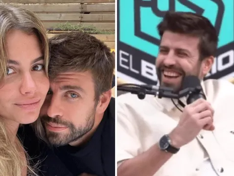 Clara Chia and Gerard Piqué.  Photo: composition LR / Instagram / Capture Youtube 