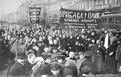 Las mujeres rusas protestaron en 1917 contra la guerra e hicieron un llamado a la paz. Foto: CTXT   