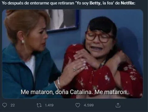 Fans critican a Netflix por anunciar que 'Betty, la fea' no seguirá en su servicio y amenazan con irse