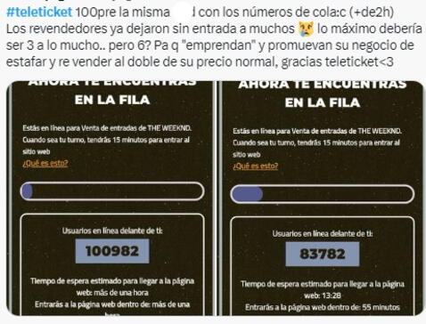 The Weeknd en Perú: usuarios se muestran furiosos con Teleticket y piden que desaparezca cola virtual