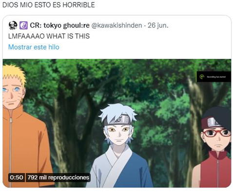 Boruto desata críticas por la mala animación de la pelea de Boruto y Kawaki en el último capítulo