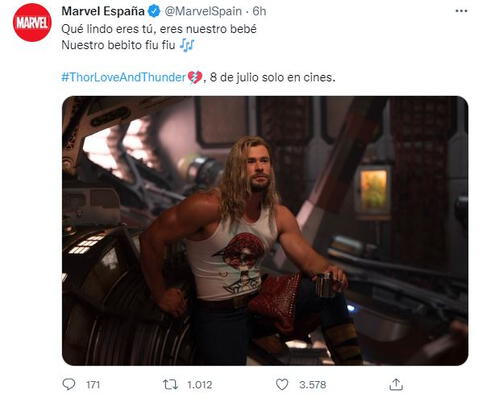 'Mi bebito fiu fiu' llega a Marvel: 'Thor: Love and Thunder' es promocionada con canción viral