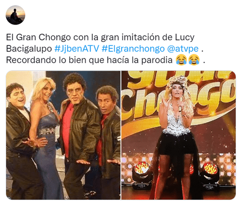 Elogian la imitación de Lucy Bacigalupo como Gisela Valcárcel en 