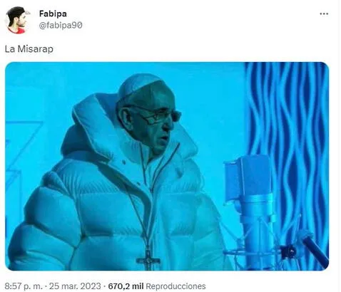 ¡Con mucho flow! Imágenes del papa Francisco creadas por IA causan furor en redes sociales 