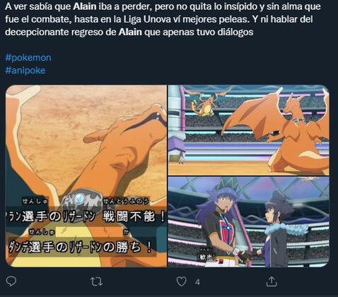  Fans de Pokémon Journeys reaccionan a la derrota de Alain contra Lionel