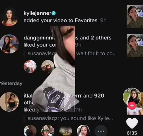  Kylie Jenner indica que le gusta el video de una Tiktoker. Foto: @selenas4me/Twitter

        ” title=” Kylie Jenner likes the video from a Tiktoker.  Photo: @selenas4me/Twitter

        ” height=”100%” width=”100%” loading=”lazy”/></div>
<div class=