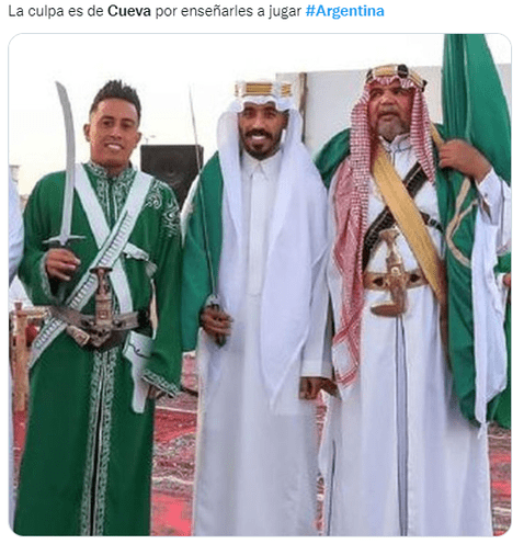 Argentina vs Arabia Saudita Memes