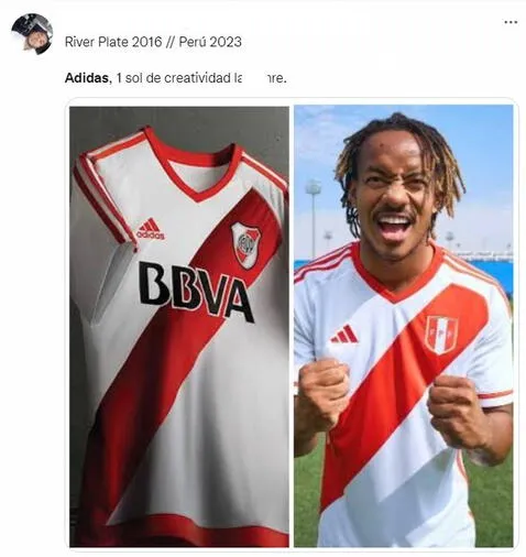 Hinchas peruanos critican el nuevo diseño de la camiseta de la selección y la comparan con la del 'River'