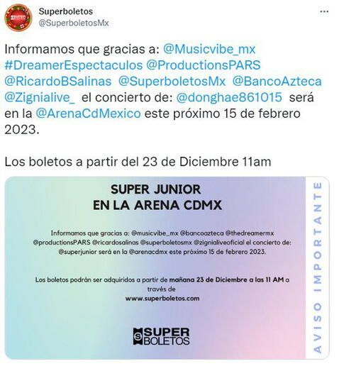 Super Junior en México: fans logran hacer SOLD OUT a pocas horar de liberarse las entradas