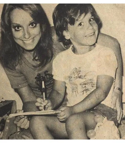  Regina Alcóver y Gian Marco en 1976. Foto: Regina Alcóver/Instagram<br><br>    
