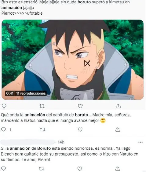 Boruto desata críticas por la mala animación de la pelea de Boruto y Kawaki en el último capítulo