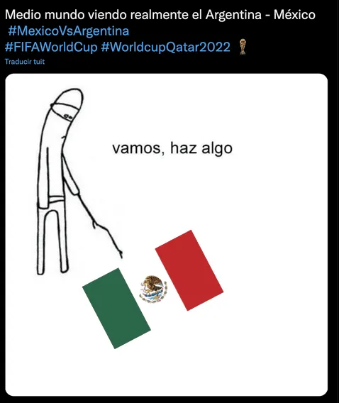 Memes de la derrota de México en Qatar 2022