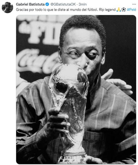 Pelé, el rey del fútbol, murió a los 82 años y el mundo lo despide en redes sociales: 