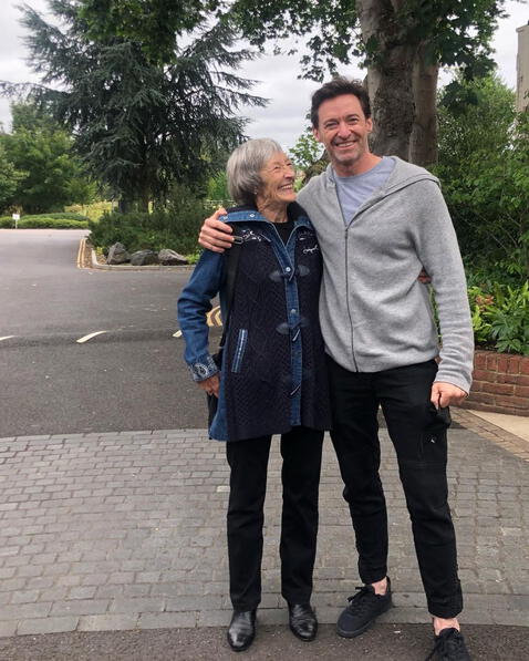   Hugh Jackman and his mother currently have a good relationship.  Photo: Hugh Jackman/Instagram   