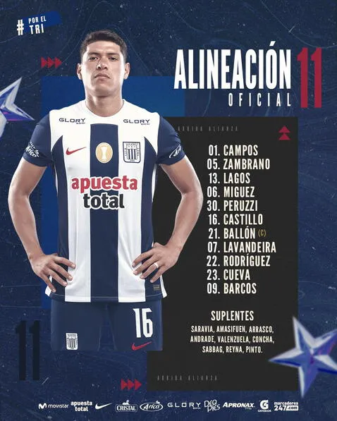 Alianza Lima vs. Unión Comercio: dónde ver EN VIVO y a qué hora juegan en la Liga 1