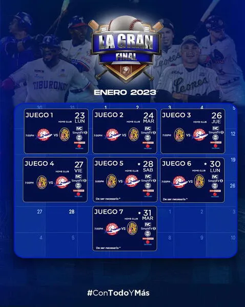 Lions of Caracas vs. Sharks of La Guaira: follow LIVE the duel on Tuesday,  January 24 | Sports - Archyde