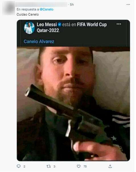Qatar 2022: Canelo se enoja con Messi tras verlo patear una camiseta de México y desata memes en redes