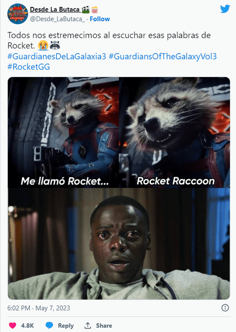 Guardianes de la Galaxia Vol.3 : Los memes más tristes que te harán llorar