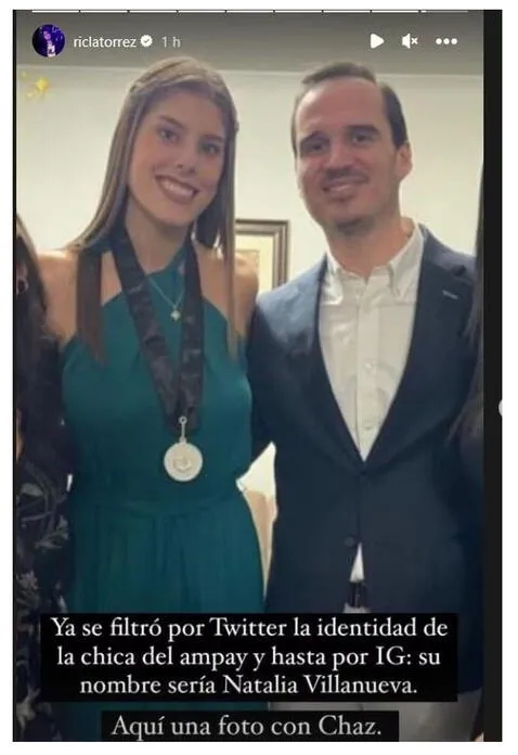  Sebastián Guerrero y Natalia Villanueva. Foto: Ric La Torre Instagram<br><br>  