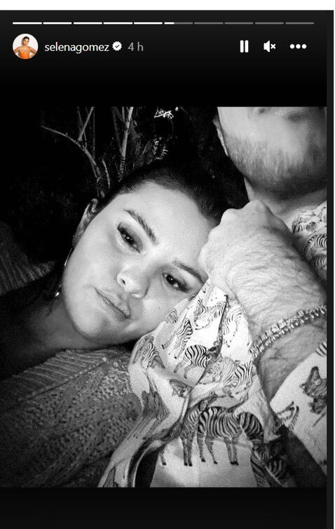  07.12.2023 | Selena Gomez hace pública su relación con el músico Benny Blanco. Foto: Selena Gomez/Instagram<br><br>    