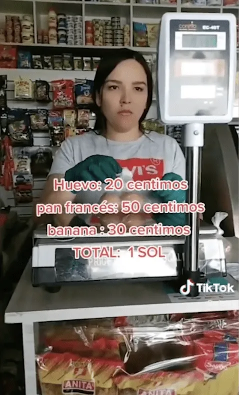 Venezolana en Perú viral TikTok