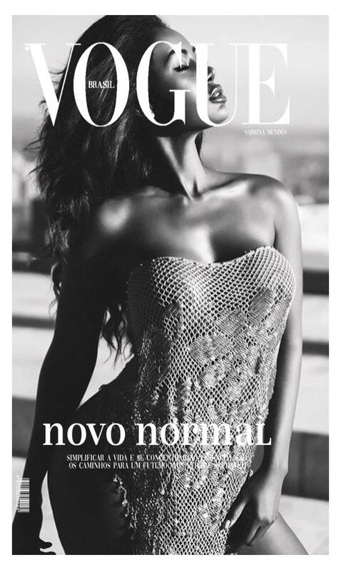  Tabby Brown en la portada de VOGUE Brasil. Foto: Tabby Brown Instagram<br><br>  