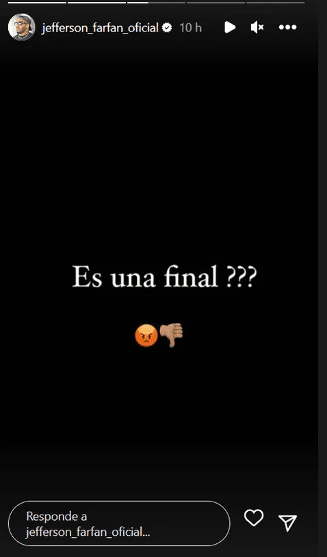 Farfán se pronunció sobre la primera final en el Monumental. Foto: Instagram.   