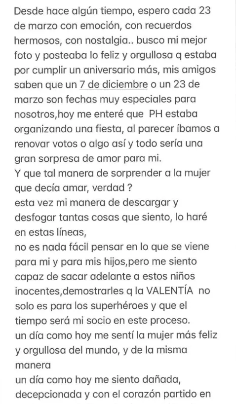 Rosa Fuentes y su fuerte mensaje a Paolo Hurtado tras ampay: &quot;Solo me queda desearle suerte&quot;