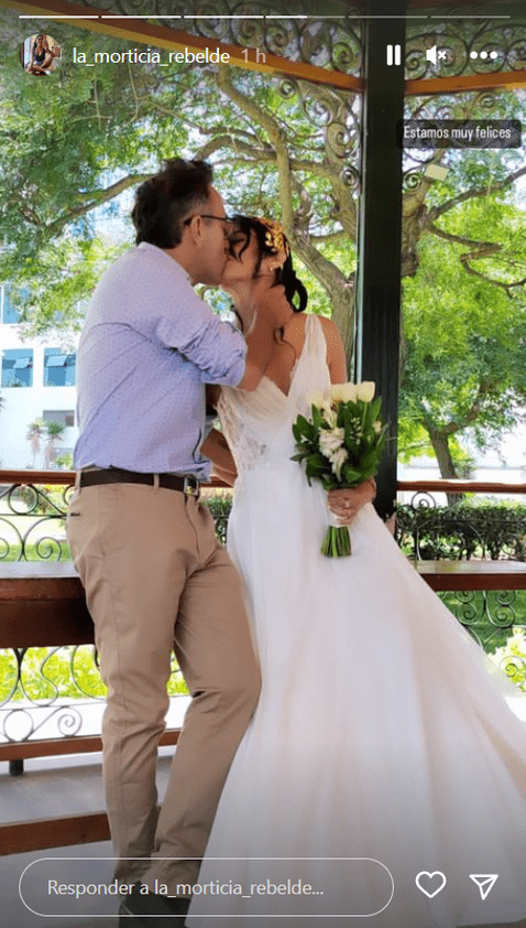 Carlos Galdós married for the third time.  Photo: Instagram   