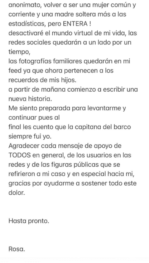 Rosa Fuentes y su fuerte mensaje a Paolo Hurtado tras ampay: &quot;Solo me queda desearle suerte&quot;