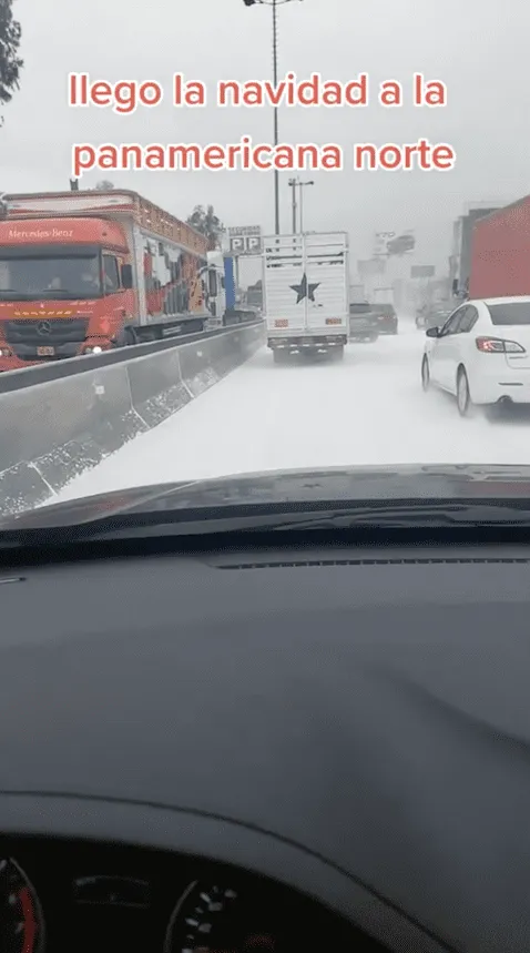 Nieve en Lima 2022 - viral TikTok